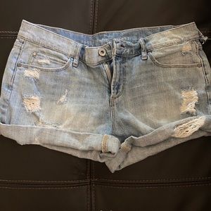ripped shorts:)
